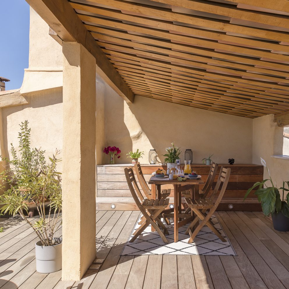 Studio de charme Le Mini avec toit terrasse en location saisonnière à Aix-en-Provence