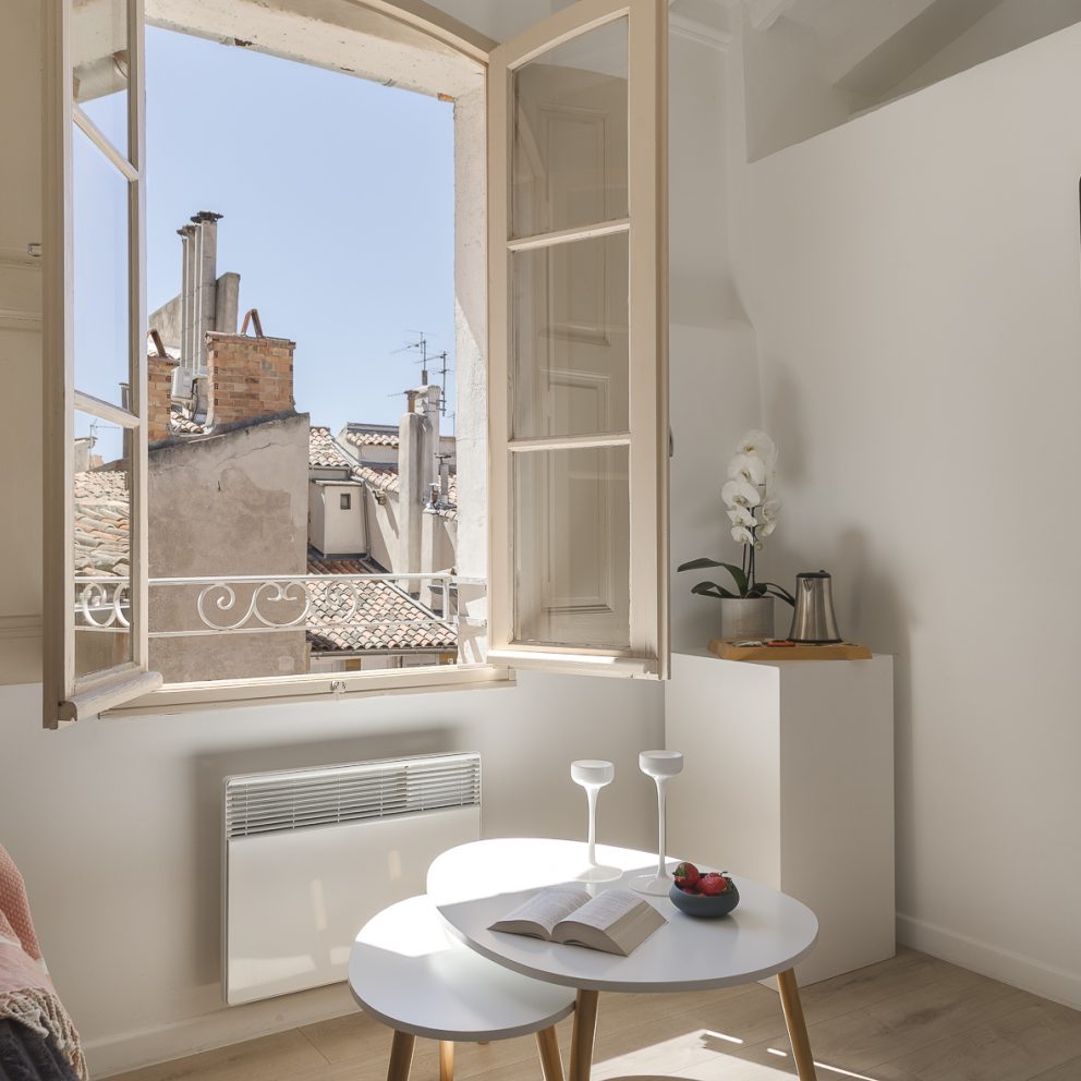 Studio de charme Le Mini avec toit terrasse en location saisonnière à Aix-en-Provence