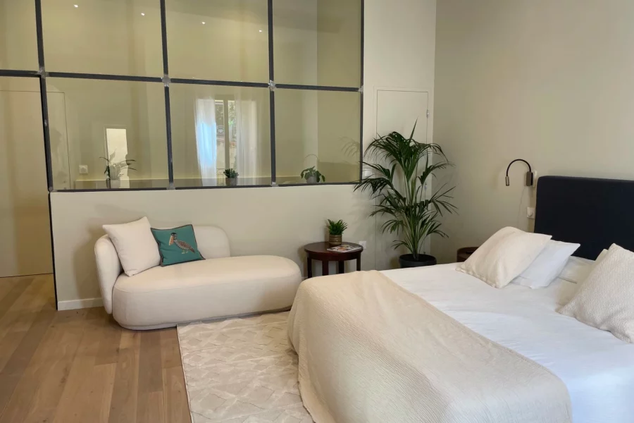 Les chambres du triplex Le Spacieux à Aix-en-Provence